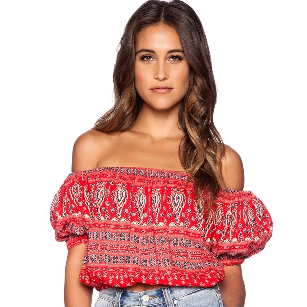 Spell & The Gypsy Collective Red Crop Top XS